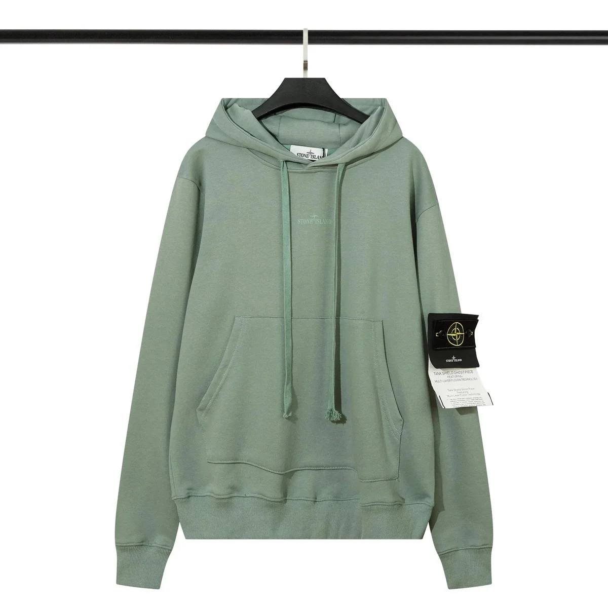 Stone Island Shadow Project Olive Green Hoodie