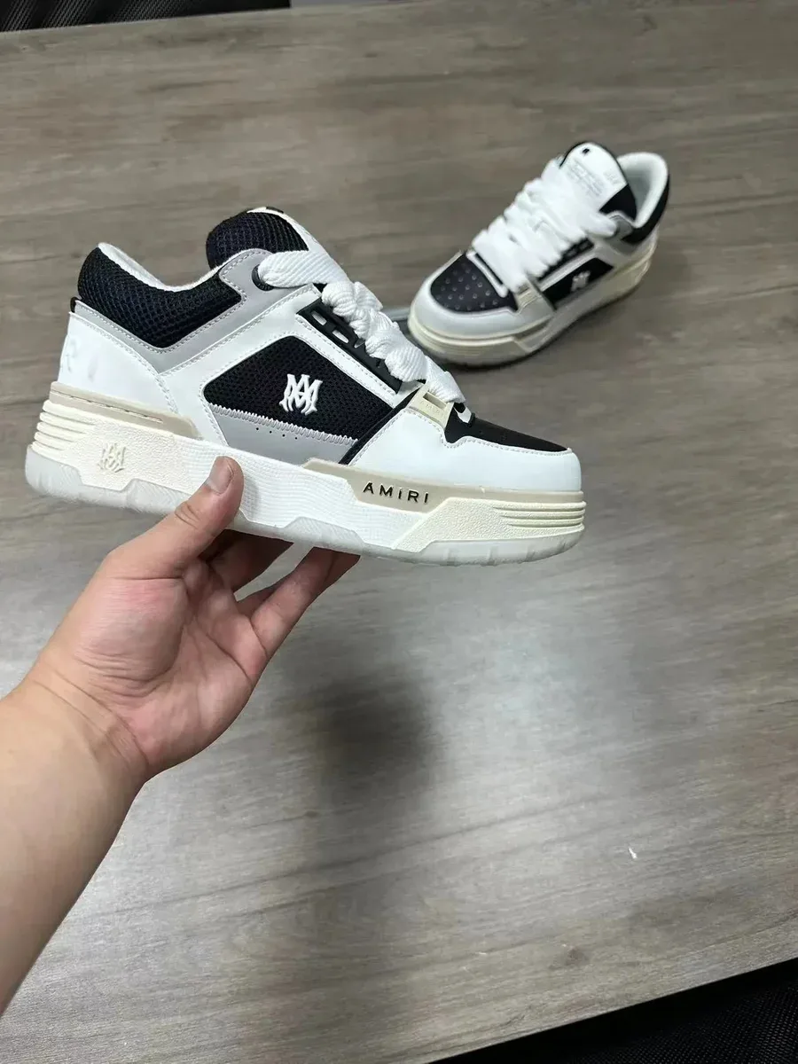 Amiri 9 White/Black Sneakers
