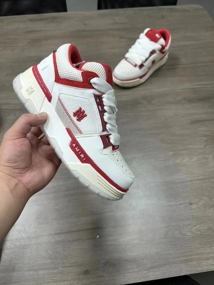 Amiri AMRI White/Red Sneakers