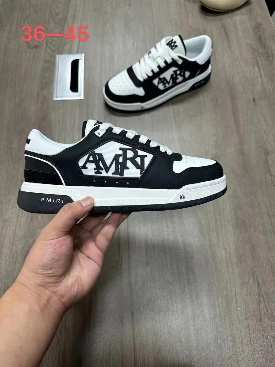 Amiri Amiri AMRI Black & White Sneakers Black - 1
