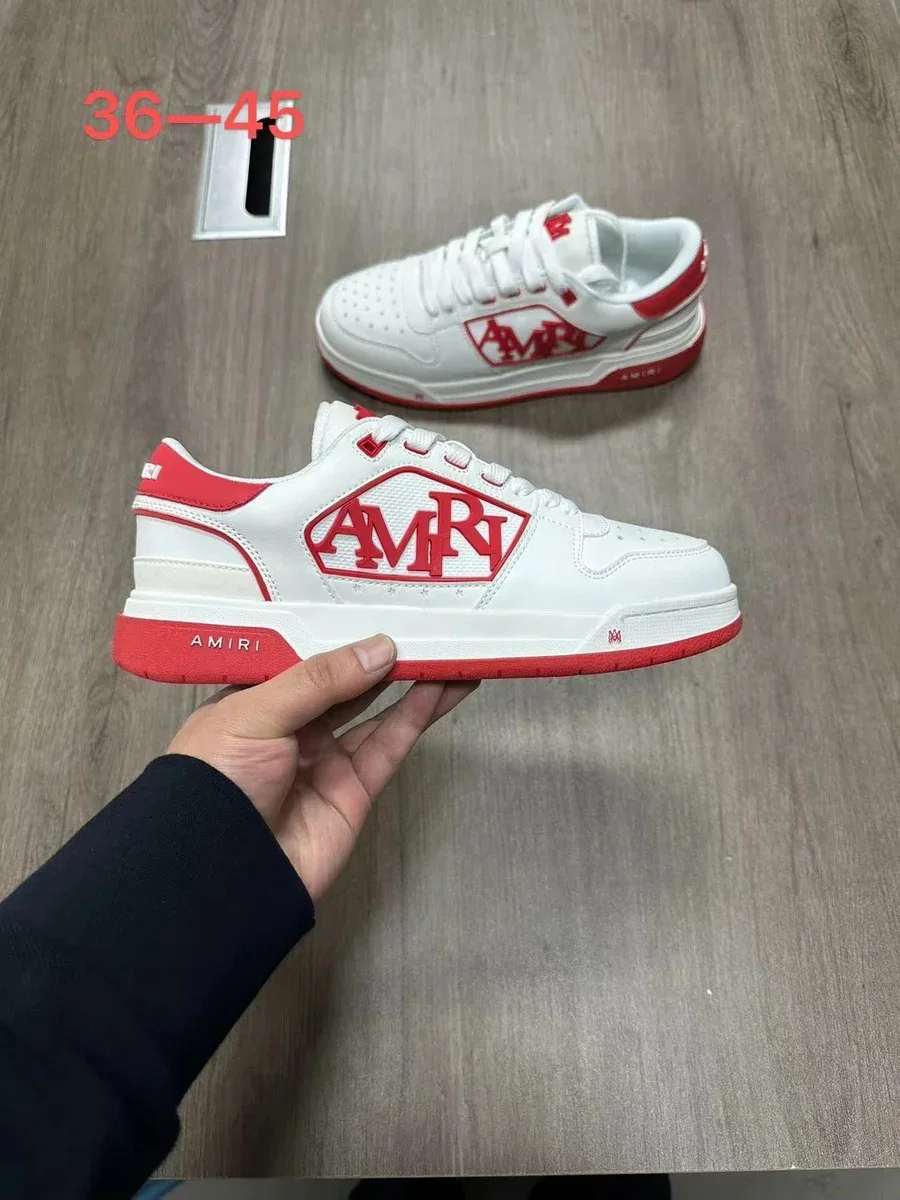Amiri AMRI White/Red Sneakers