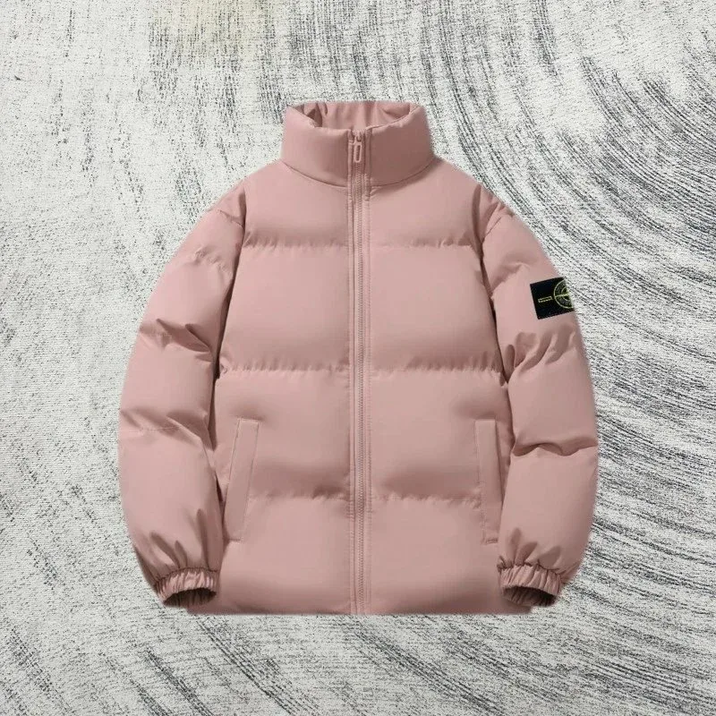 Stone Island 68-15 Pink Puffer Jacket