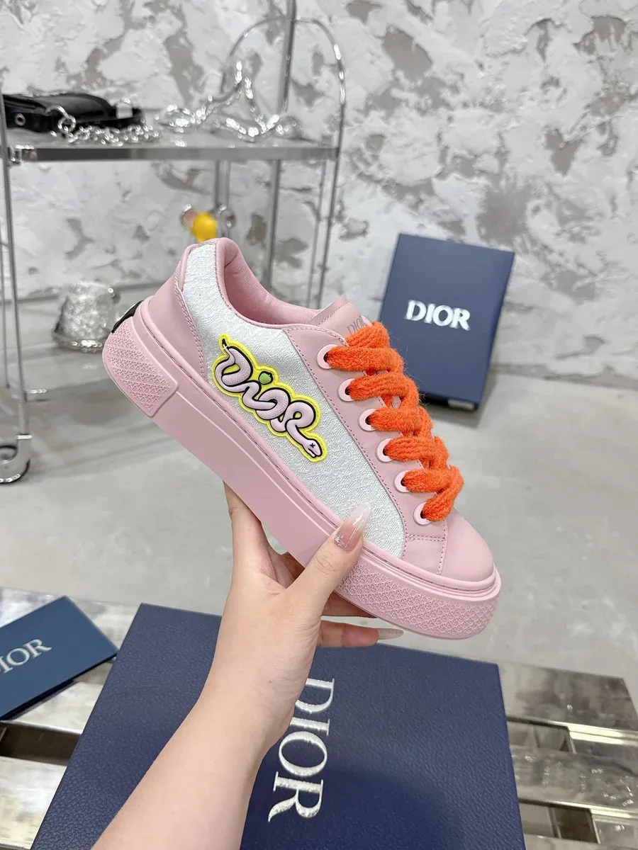Dior Lady Dior B33粉 Sneakers
