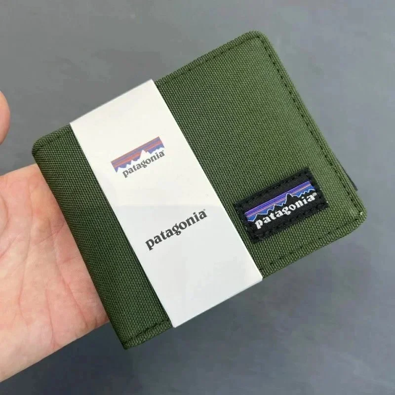 Patagonia Olive Canvas Wallet