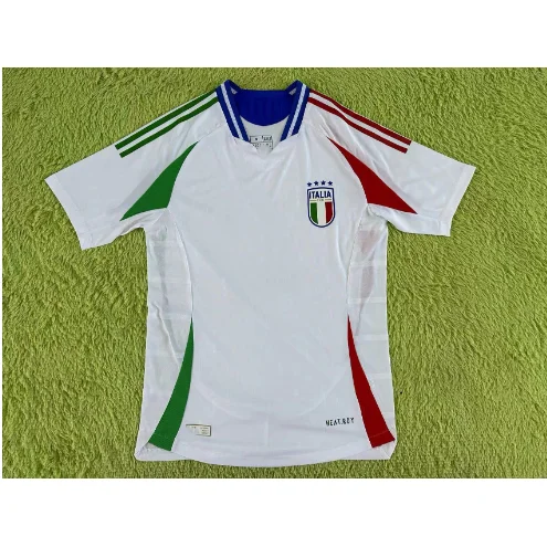 Italy National Team White Red Green Striped Jersey