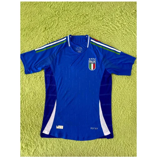 Italy National Team Blue White Green Stripe Jersey
