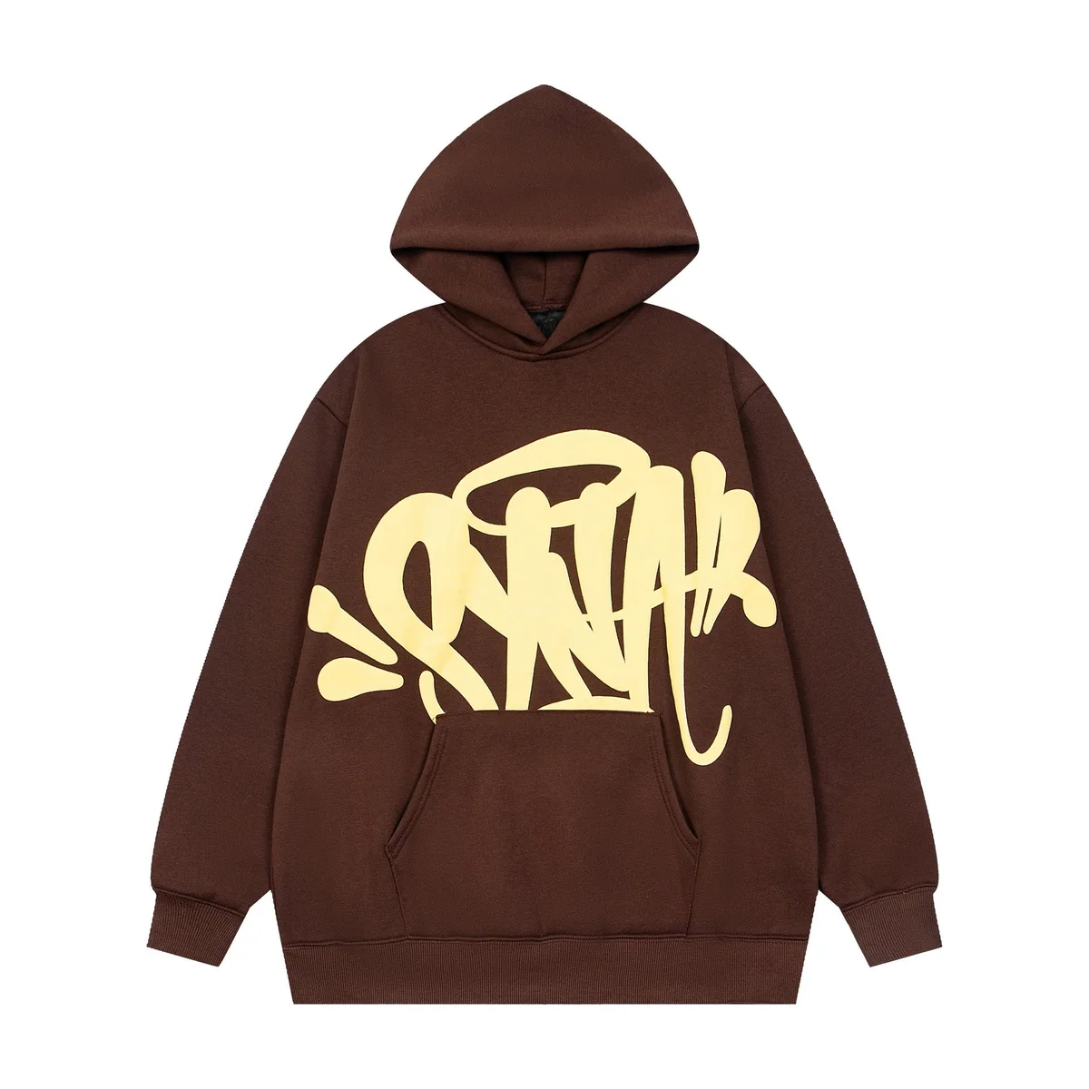 Unisex Brown 'SNARL' Graphic Hoodie