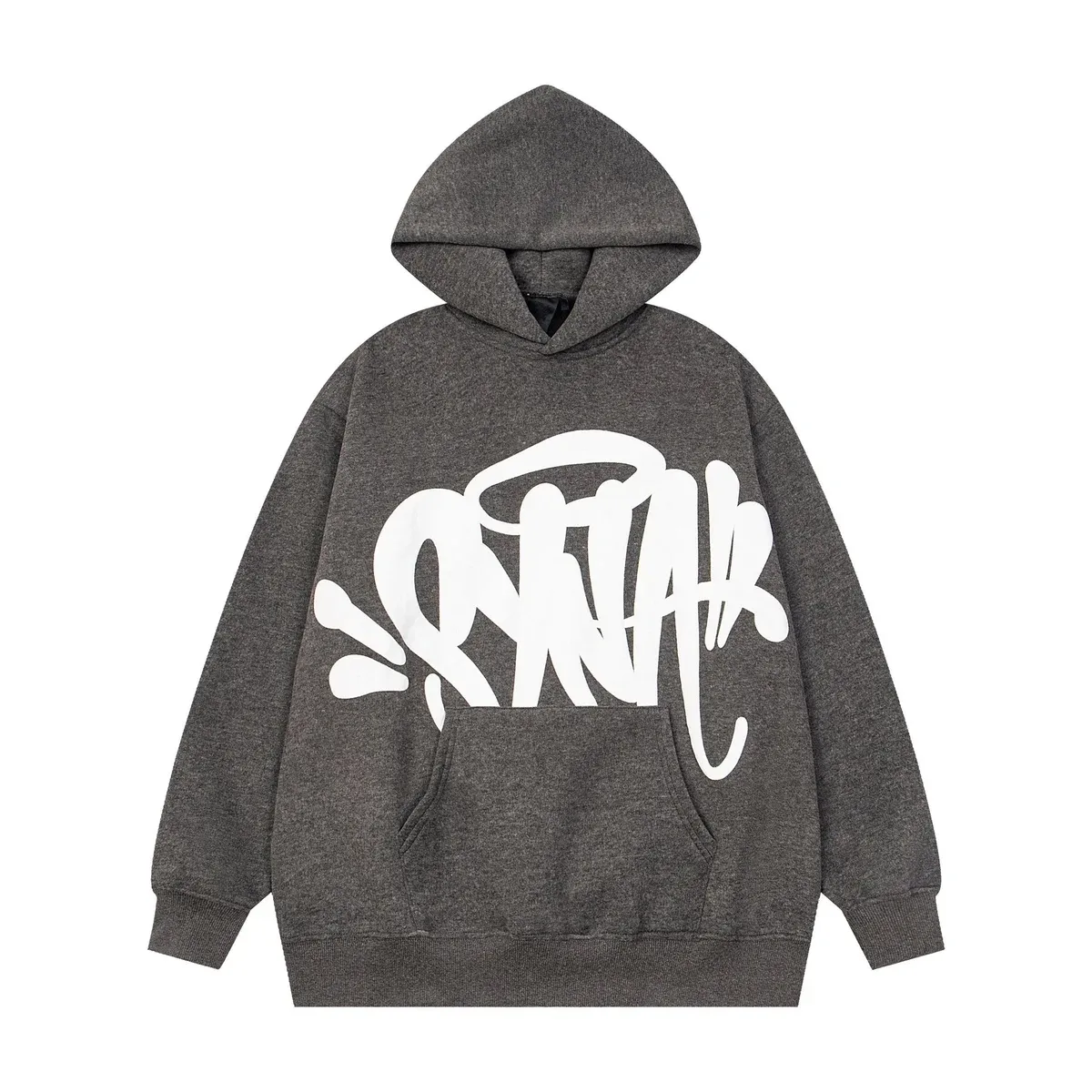 Unisex Dark Grey 'SNAK' Graphic Hoodie