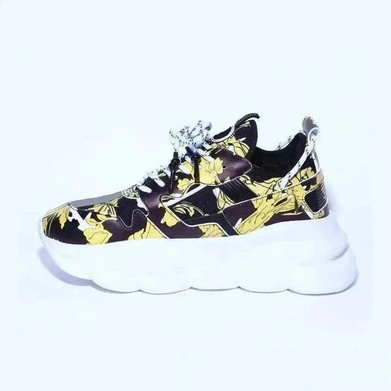Versace Versace Chain T20 Sneakers Black