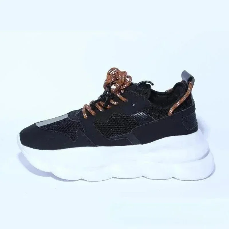 Other Unisex Black & Brown Chunky Sneakers Black - 1
