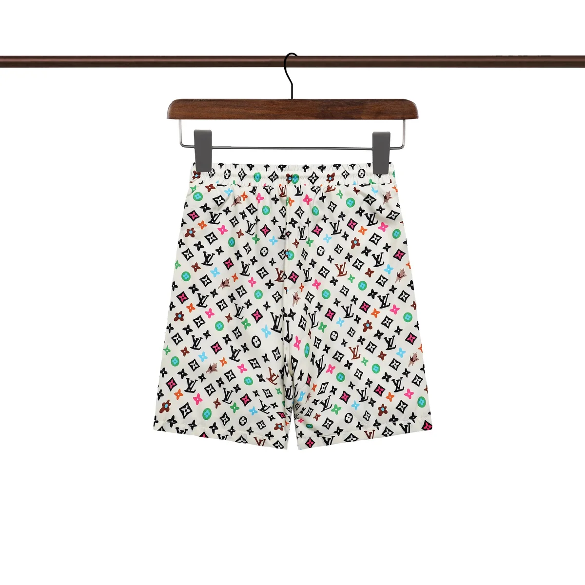 Louis Vuitton Neverfull Monogram Shorts White