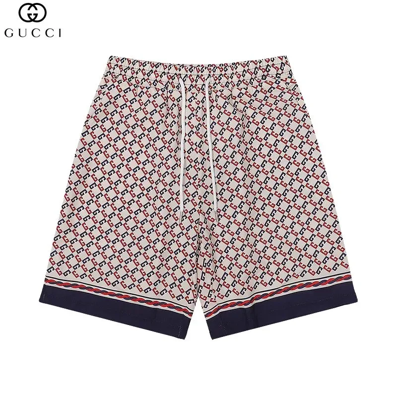 Gucci GG Print Shorts 32卡其