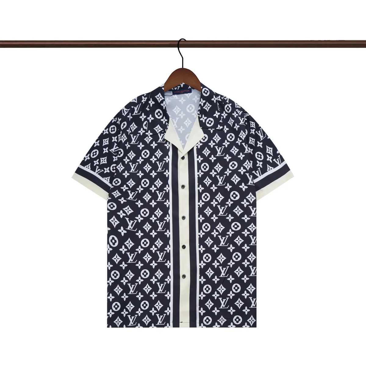 Louis Vuitton Classic Logo Monogram Shirt 15黑白