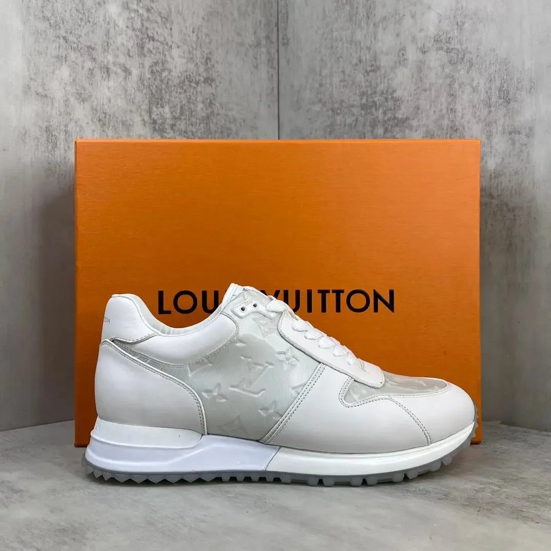 Louis Vuitton LV Trainer White Leather Sneakers