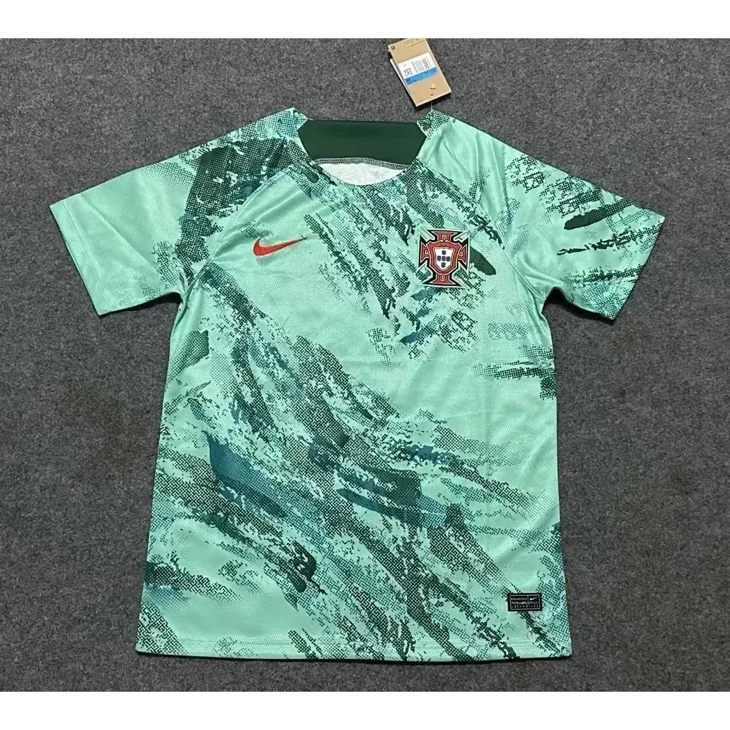 Nike Portugal National Team Jersey Mint Green Football Shirt