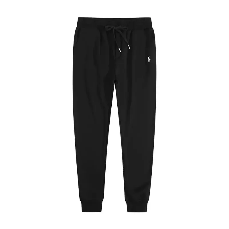 Polo Ralph Lauren Big Pony Black White Label Fleece Pants