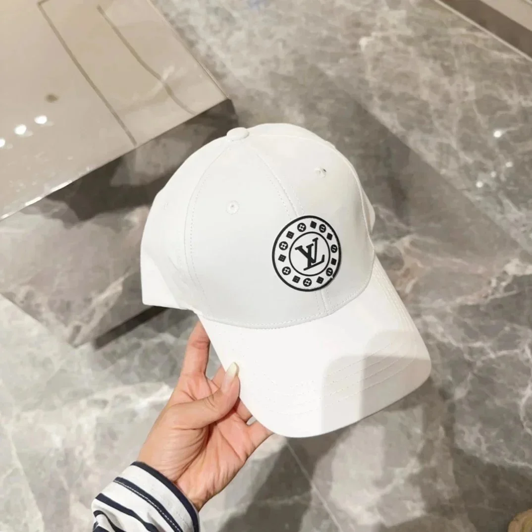 Louis Vuitton LV Monogram Cap White Headwear