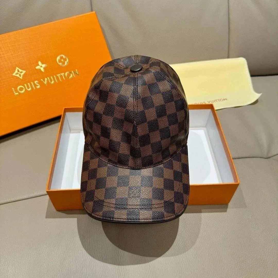 Louis Vuitton Damier Baseball Cap Brown