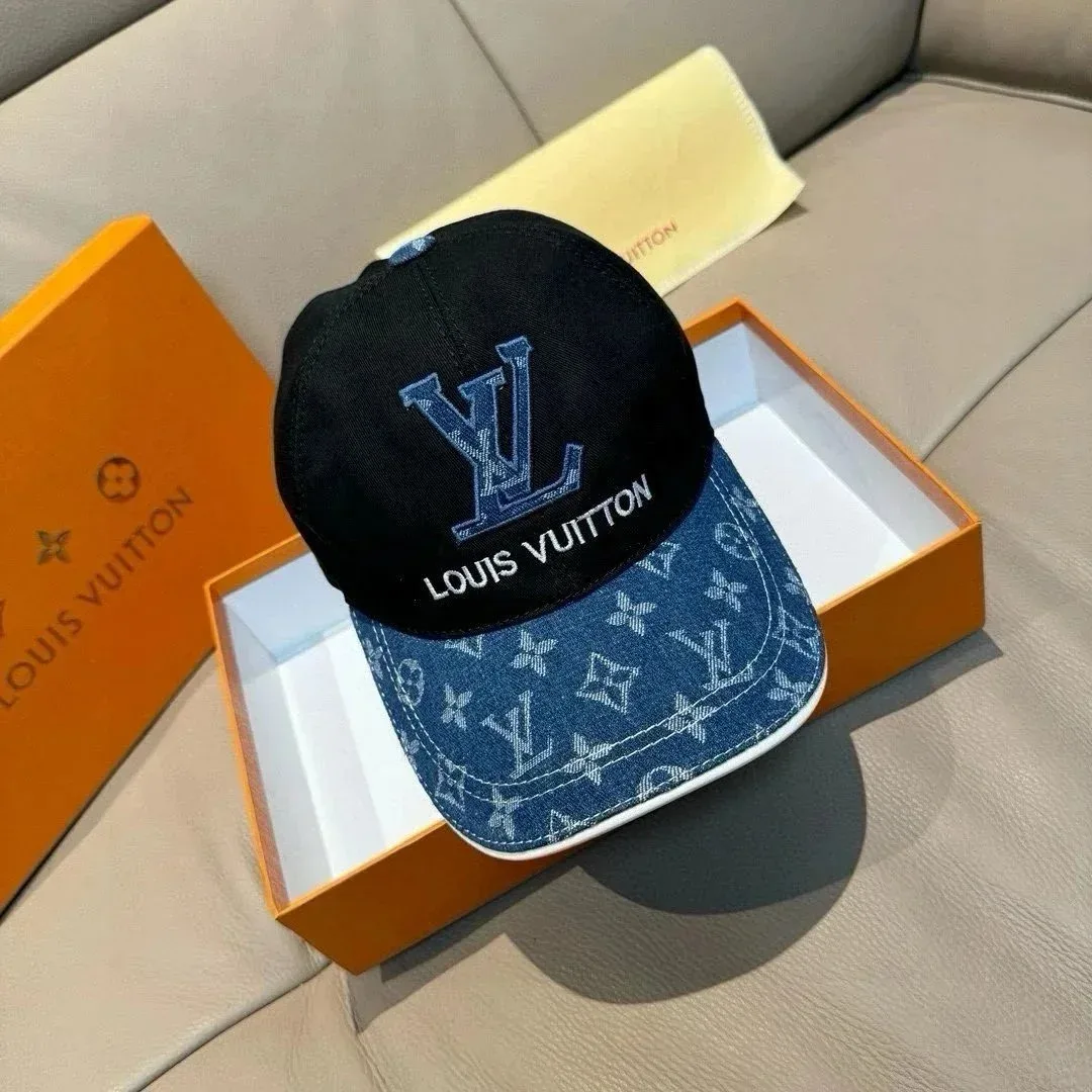 Louis Vuitton Tabi Monogram Cap Black Denim