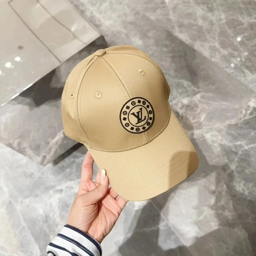Louis Vuitton LV Monogram Cap Beige Baseball Hat