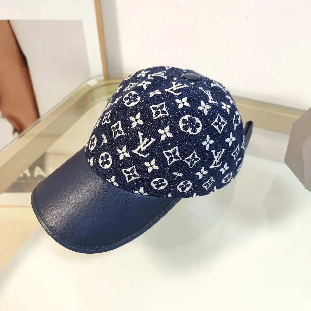Louis Vuitton Tabi Monogram Baseball Cap Navy