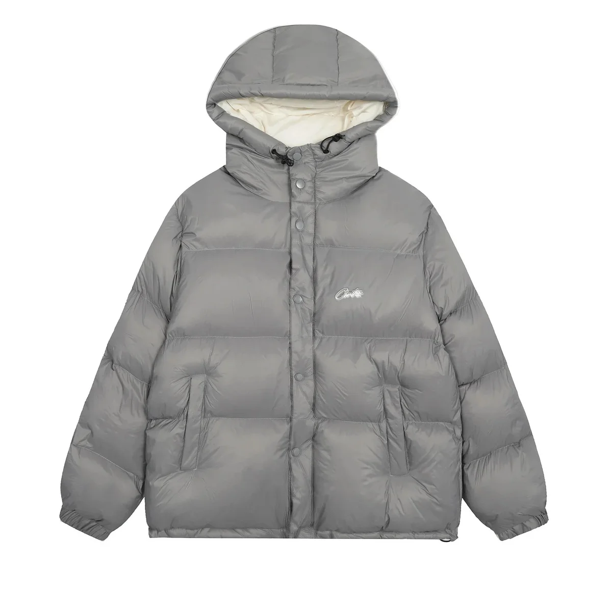 Unisex Grey Civie Puffer Jacket BB-04