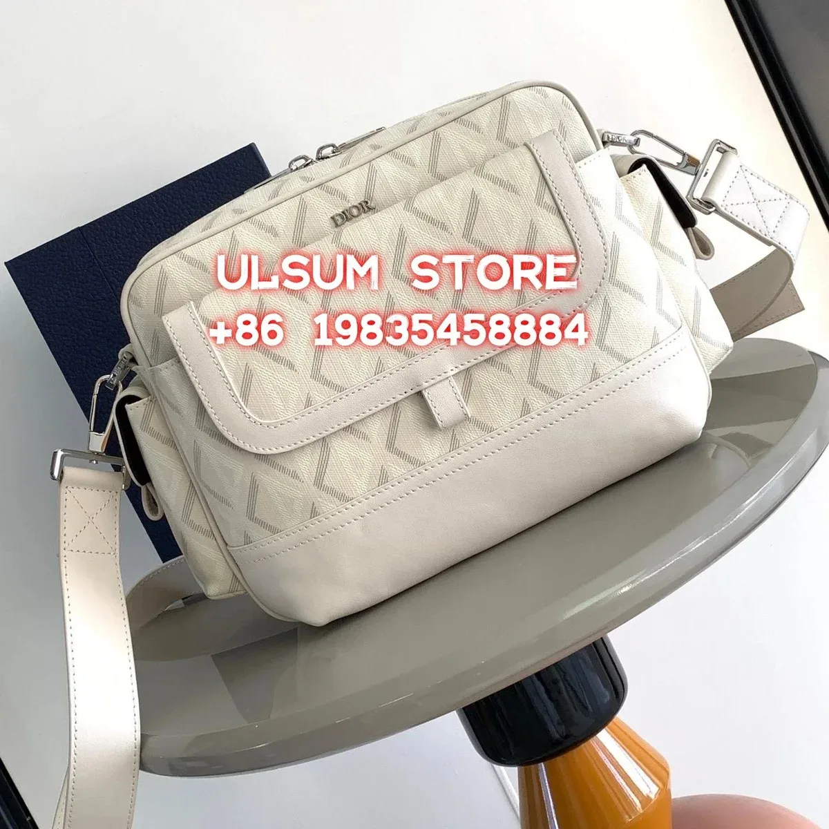 Dior Lady Dior Beige Crossbody Bag