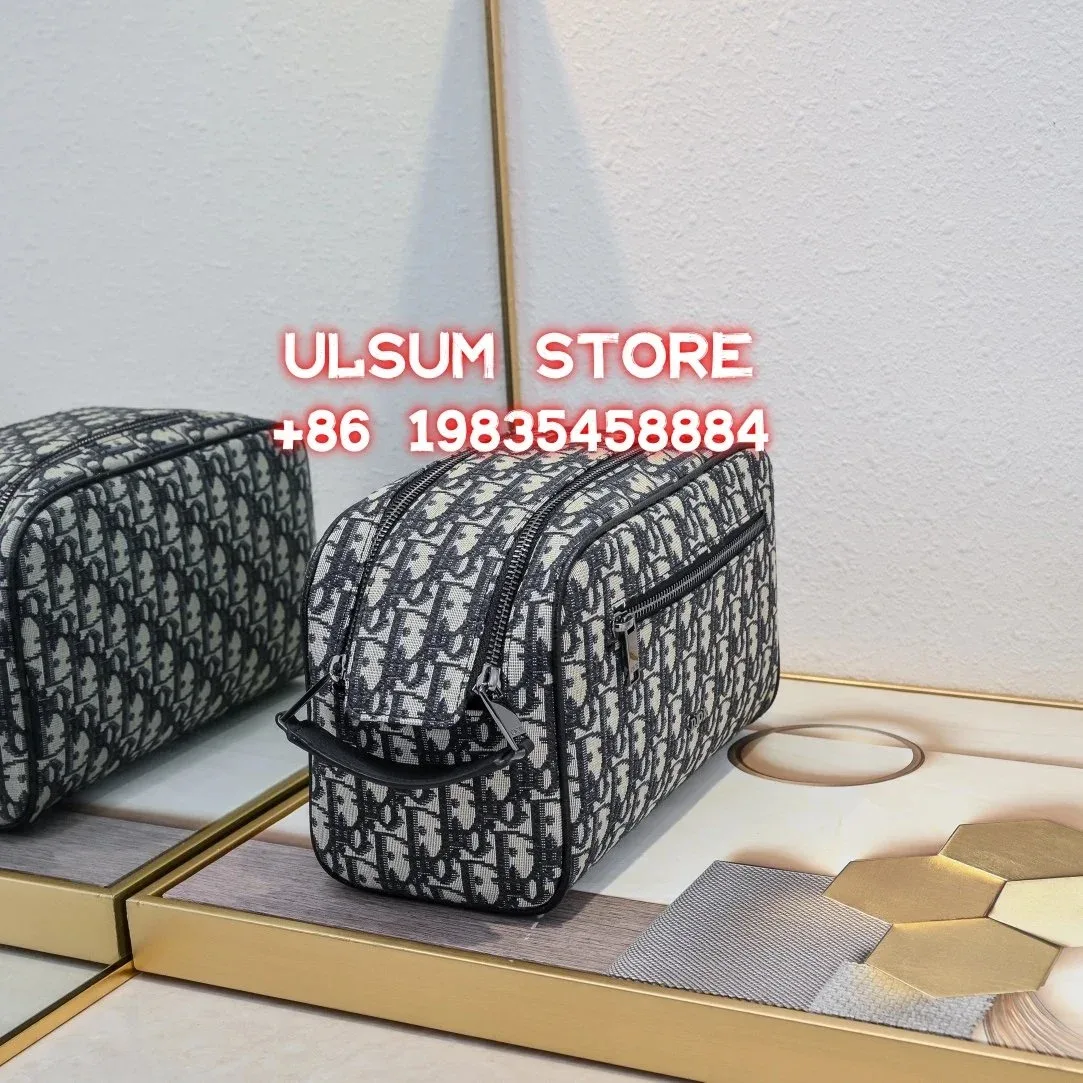 Dior Lady Dior Oblique Monogram Cosmetic Bag