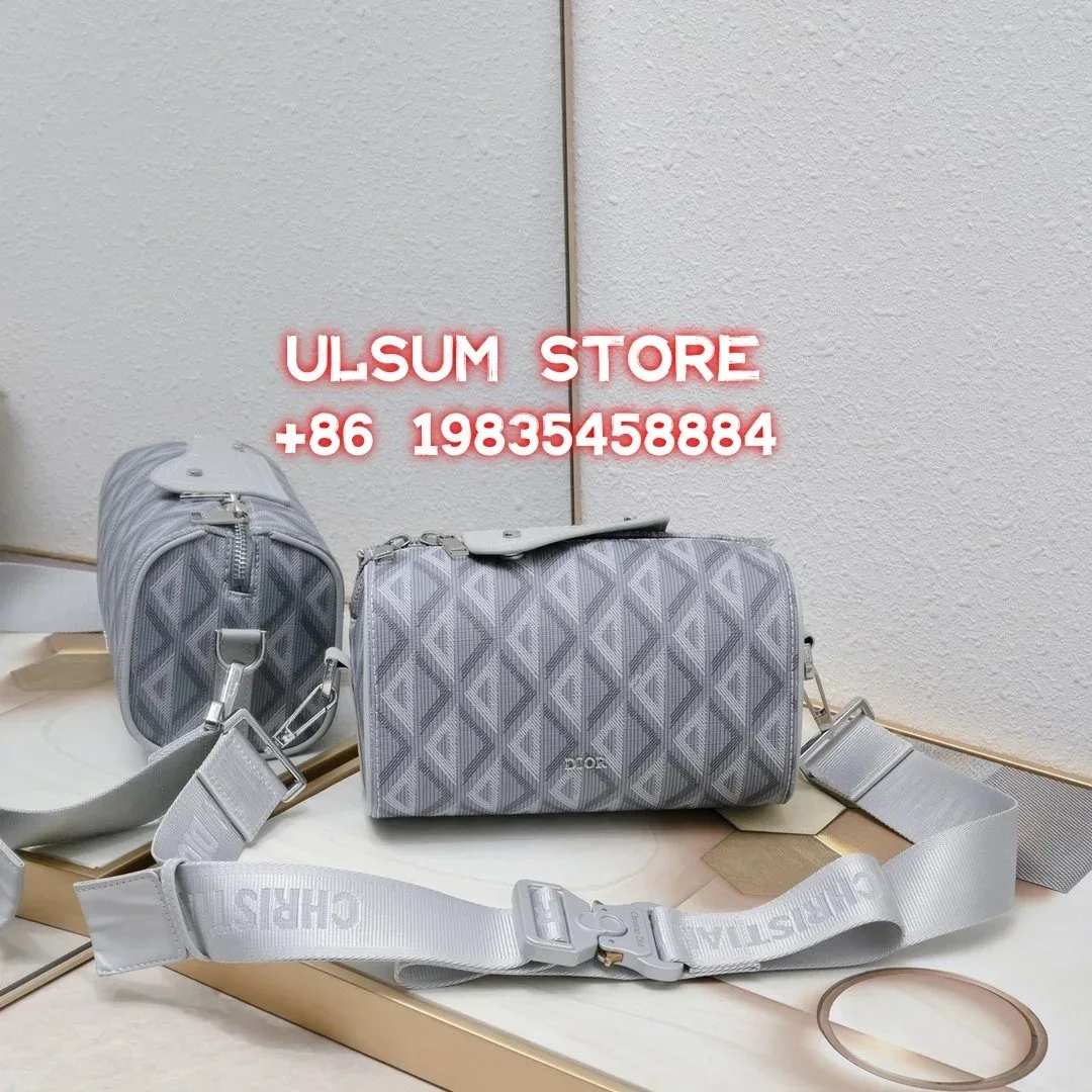 Dior Lady Dior Grey几何图案单肩包