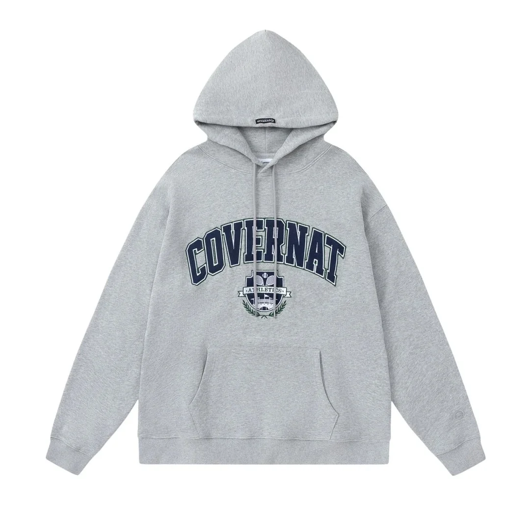 Gray Covernat University Hoodie Sweatshirt