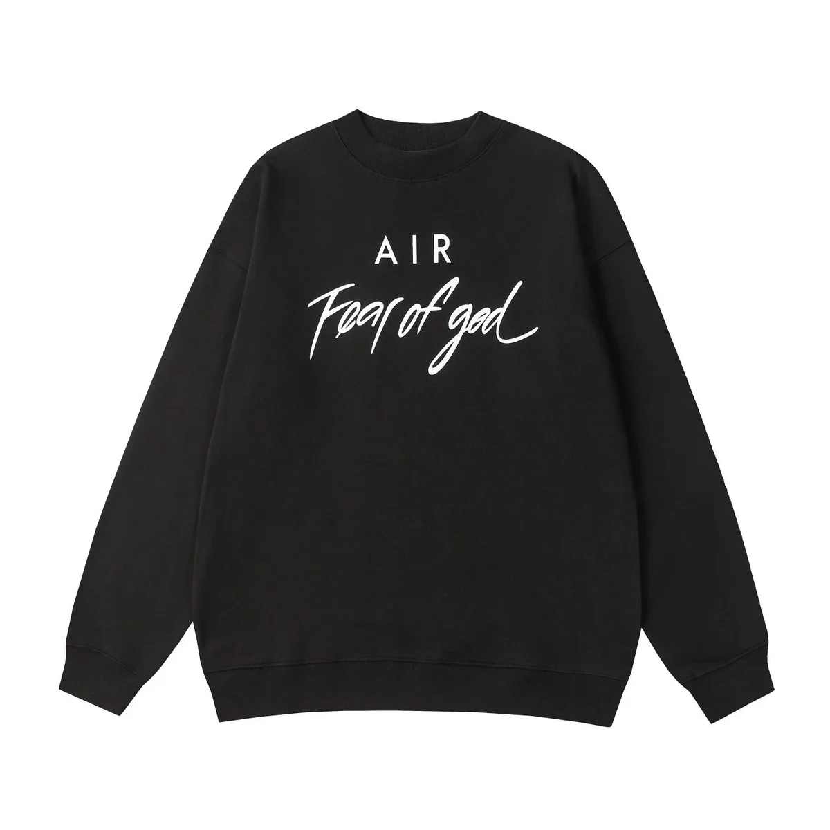 Fear of God Air Fear of God Black Sweatshirt