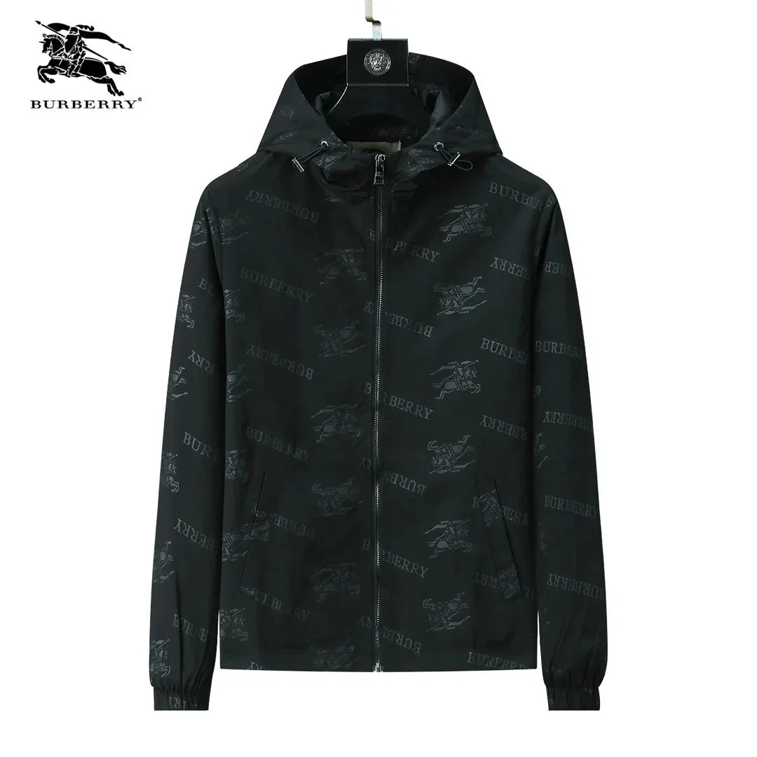 Burberry Black Monogram Print Jacket
