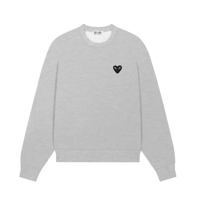 Comme des Garçons Play Grey Heart Sweatshirt