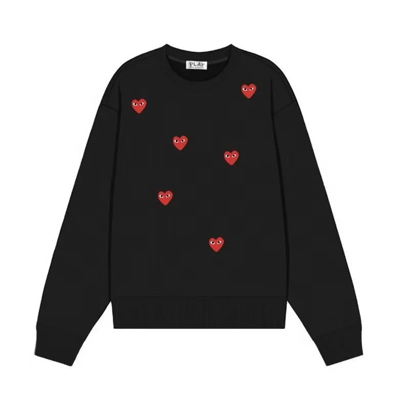 Comme des Garçons Play Heart Black Sweatshirt