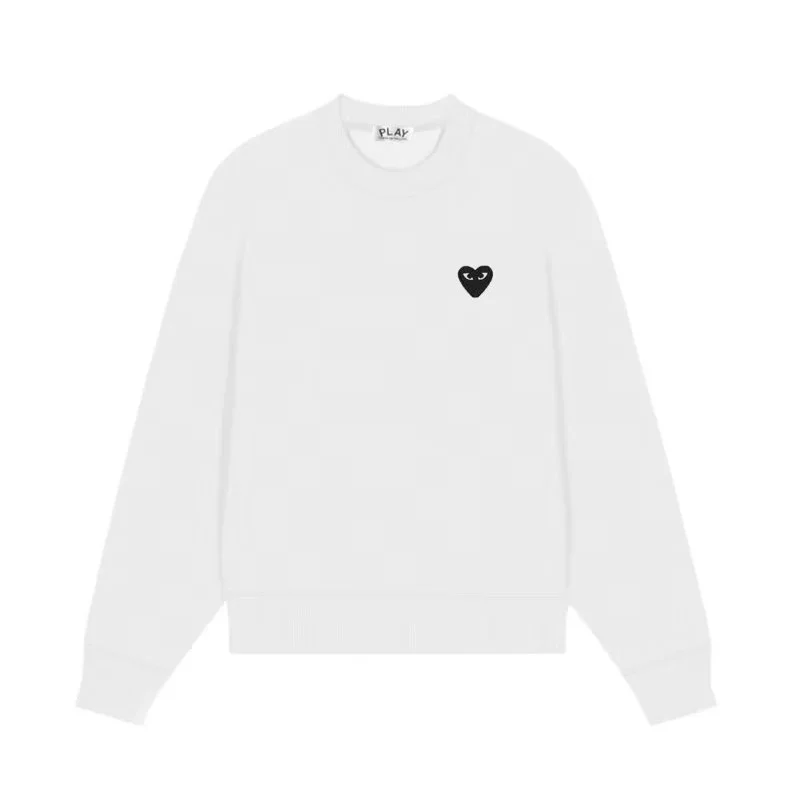 Comme des Garçons PLAY Heart Sweatshirt White