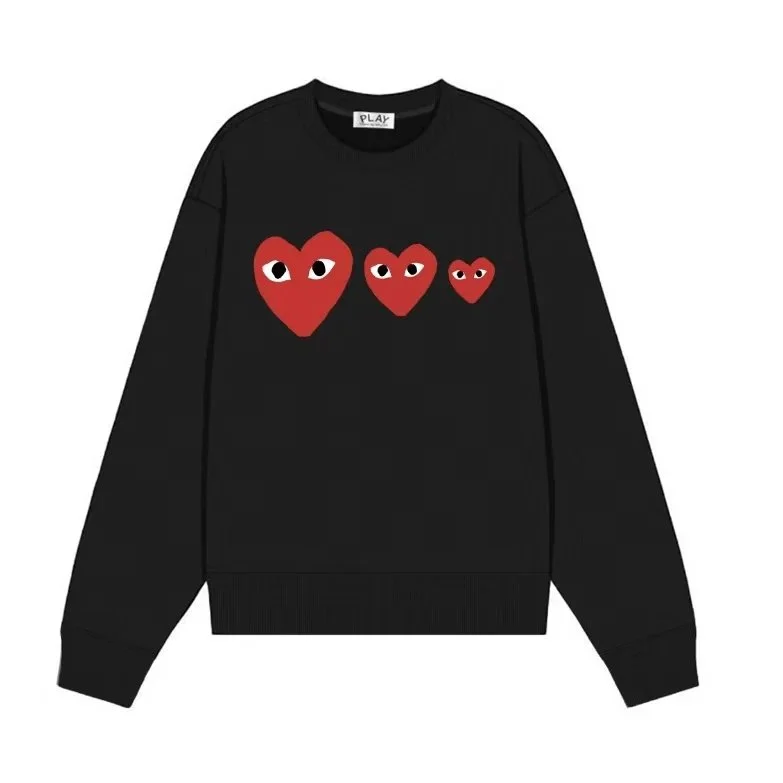 Comme des Garçons Play Heart Sweatshirt Black