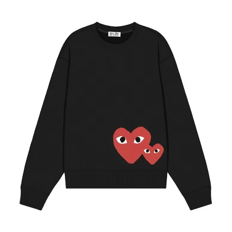 Comme des Garçons Play Heart Black Sweatshirt
