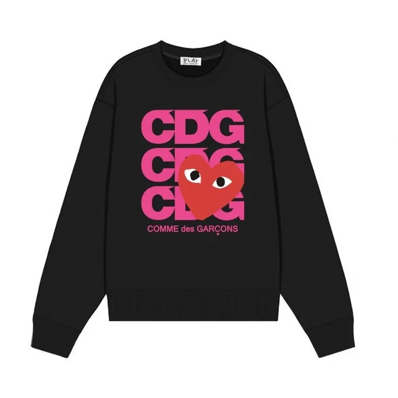 Comme des Garçons CDG Heart Black Sweatshirt