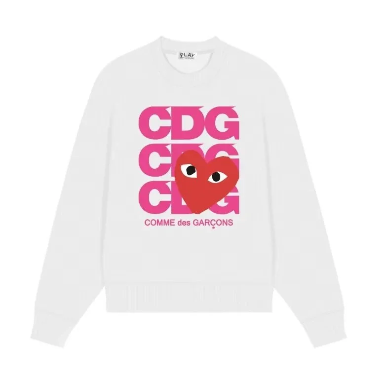 Comme des Garçons CDG Heart Sweatshirt White