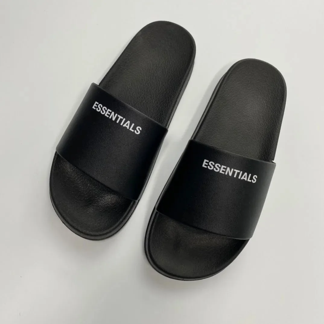 Fear of God Essentials Black Slide Sandals