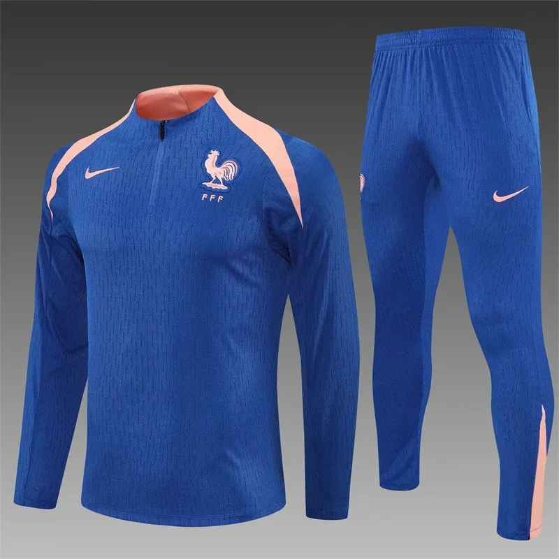 Nike Air Max France FFF Training Tracksuit Blue/Pink