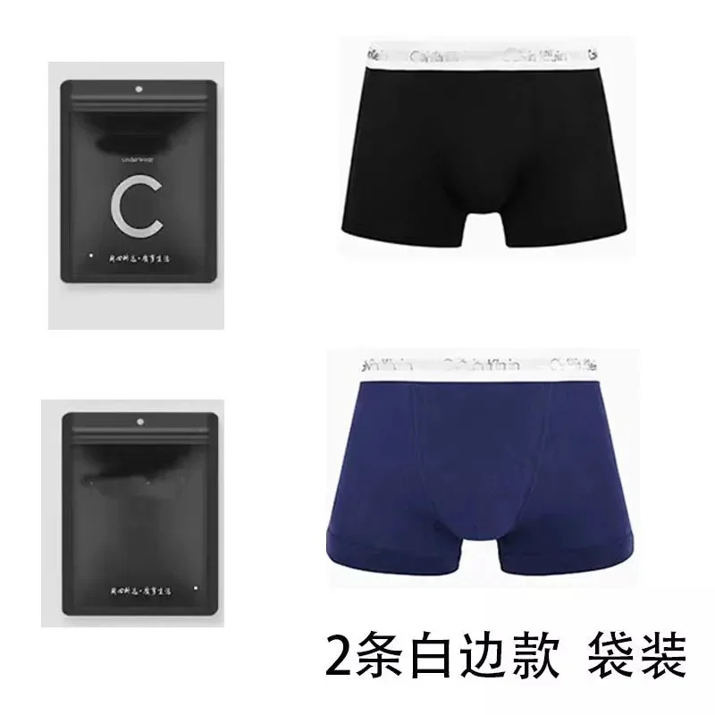 Calvin Klein Underwear Solid Color Boxer Briefs Black/Blue