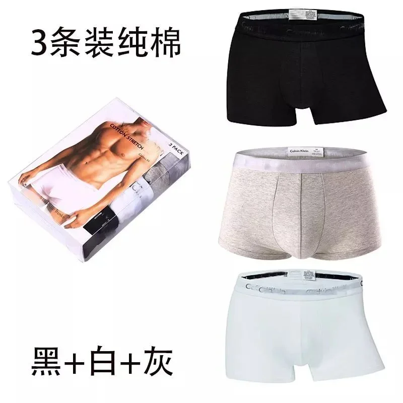 Calvin Klein 3-Pack Cotton Underwear Black/White/Grey
