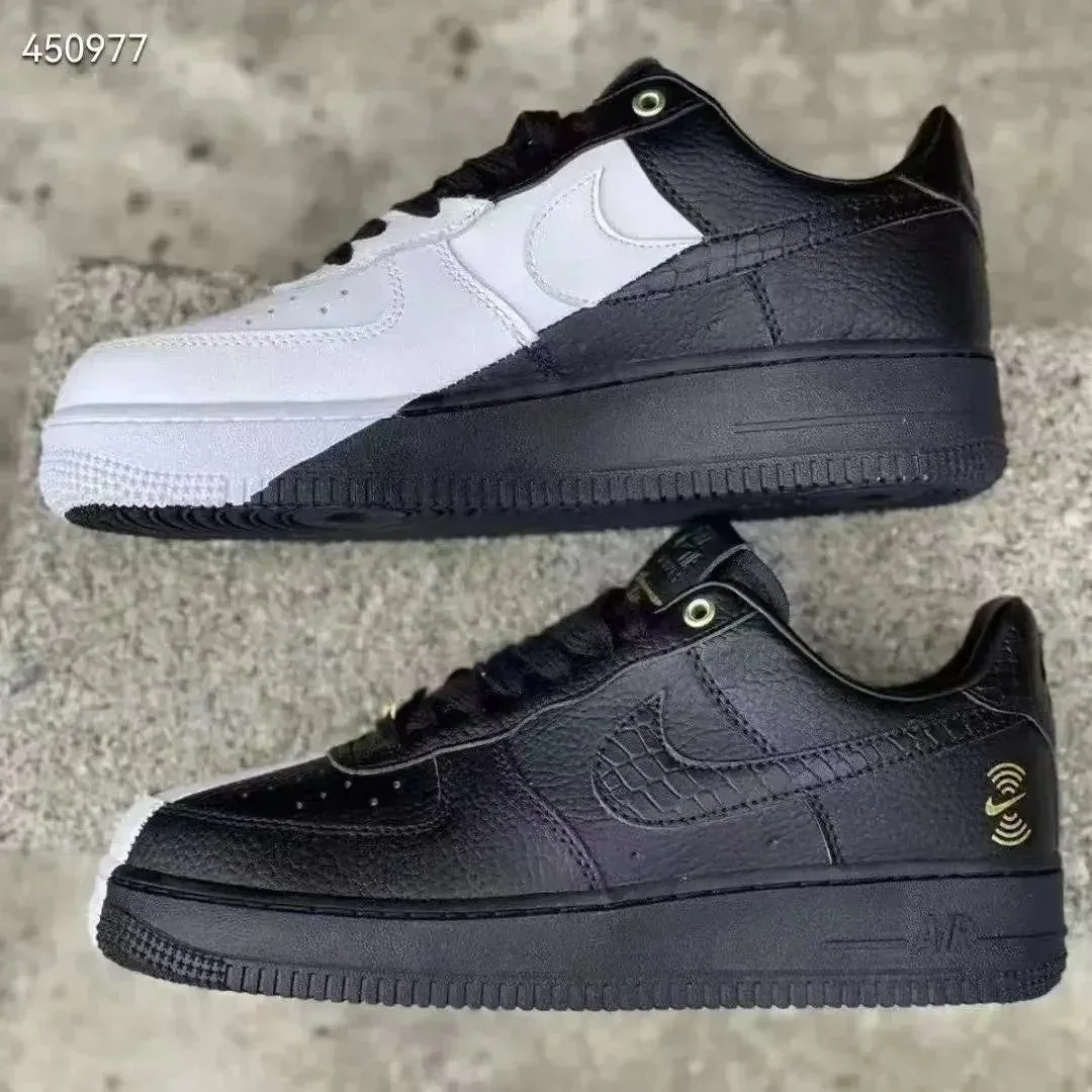 Nike Air Force 1 Triple Black White Sneakers
