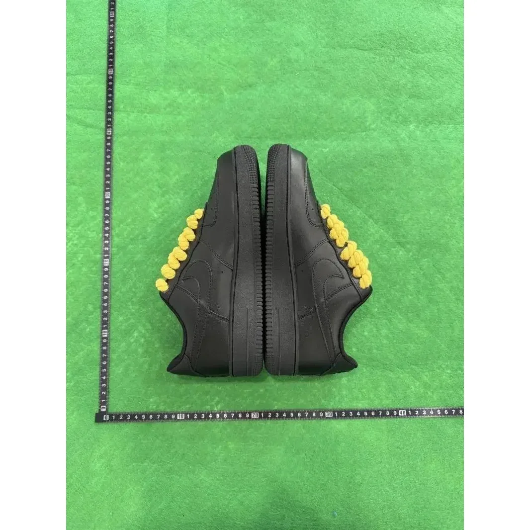 Nike Air Force 1 35(黄鞋带) Black Yellow Sneakers