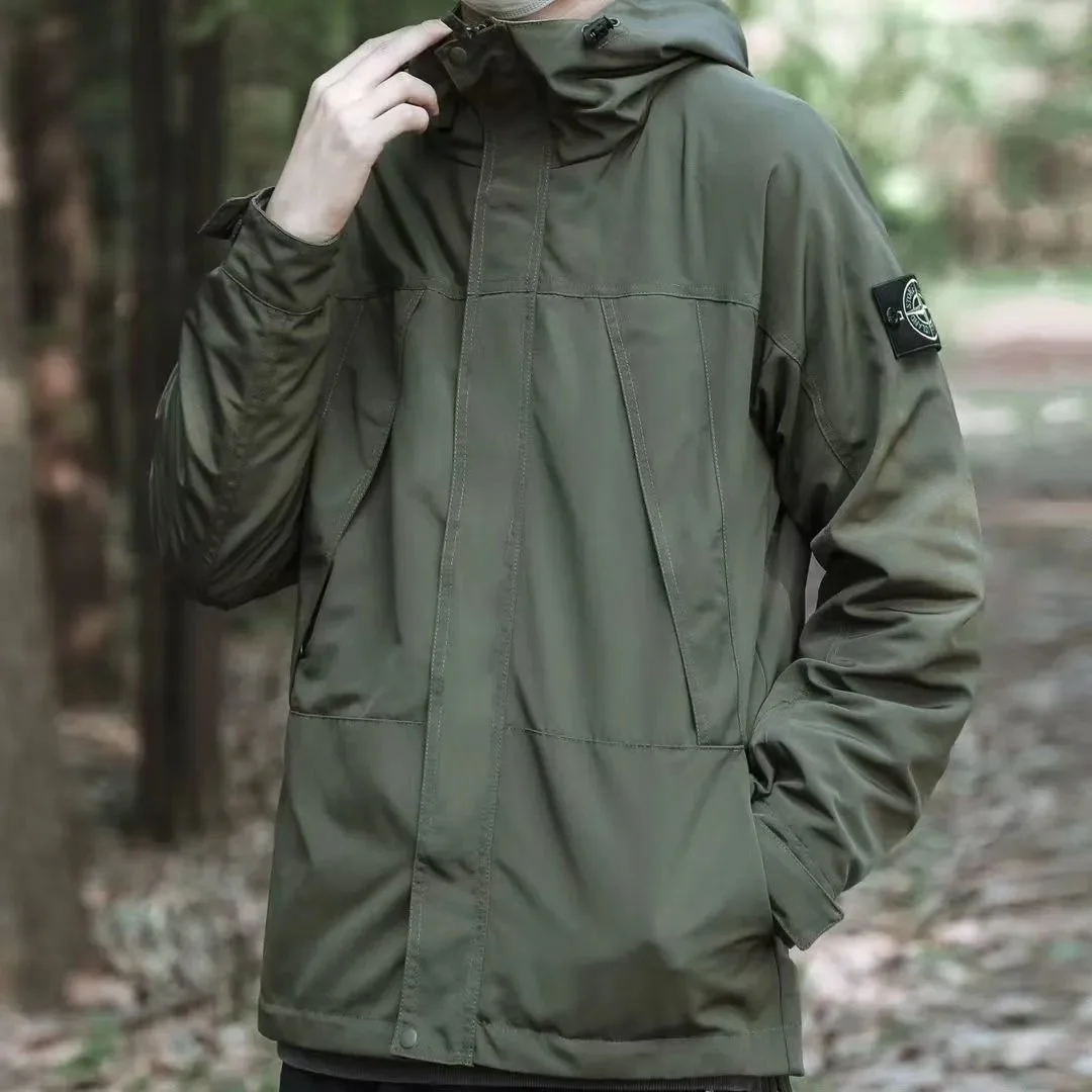 Stone Island 68-15 Olive Green Jacket
