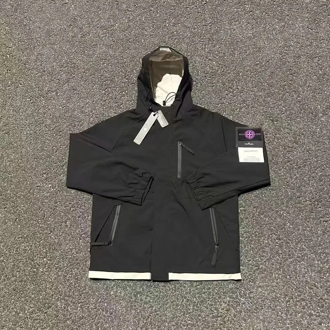 Stone Island 68-15 Black Hooded Jacket