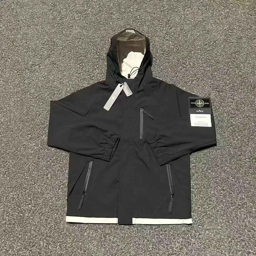 Stone Island 68-15 Black Hooded Jacket