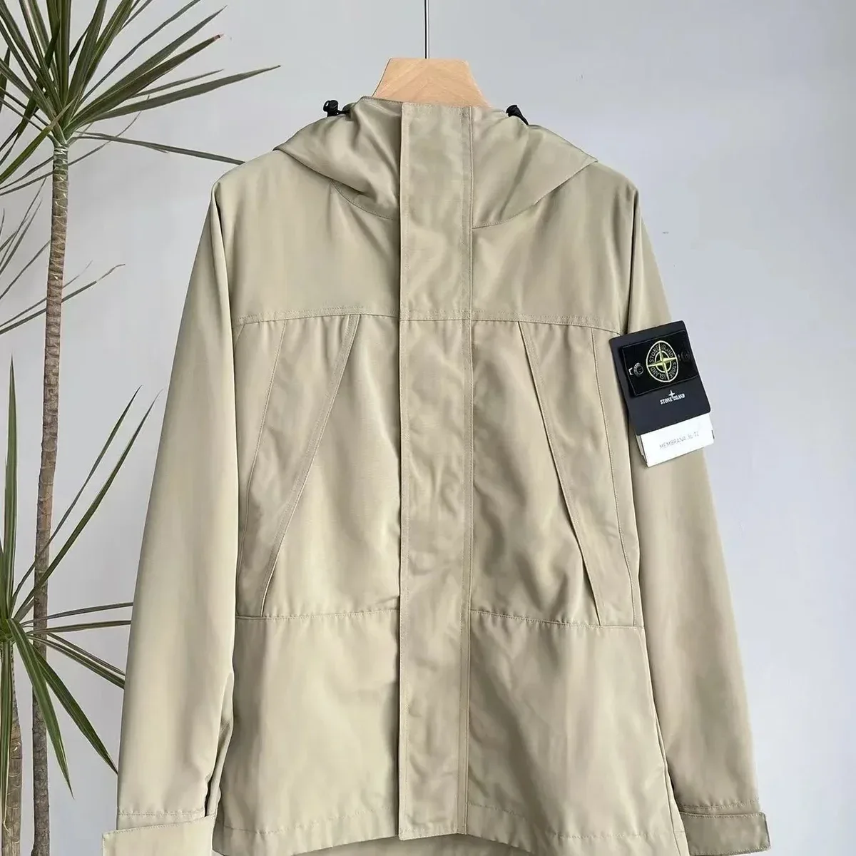 Stone Island 68-15 Beige Hooded Jacket