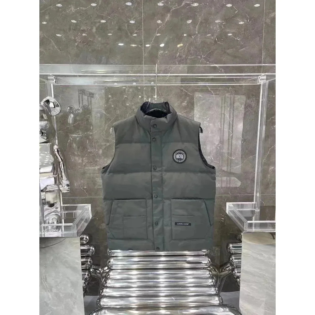 Canada Goose Expedition Olive Green Puffer Vest